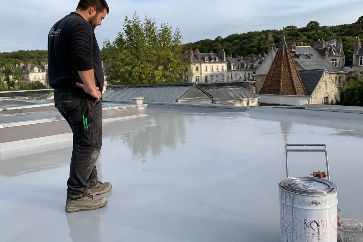 Cool roof bâtiment commercial Pontoise