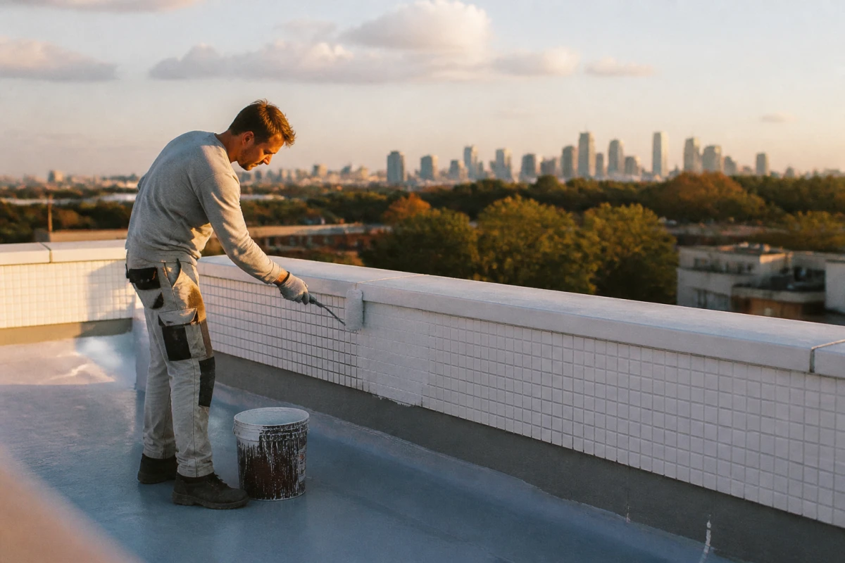 Entreprise pose cool roof bâtiment tertiaire Courbevoie